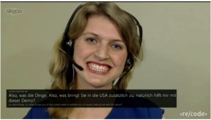 Literal translation of the German subtitles: “So what the things. So, what spends you in the USA additionally, of course helps me with this demo?”